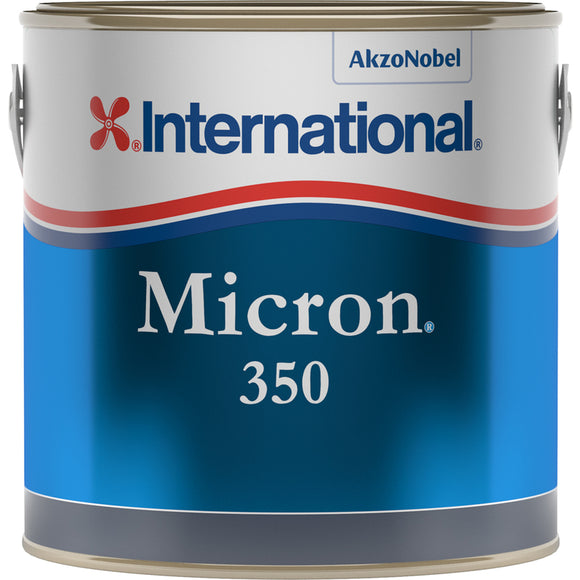International Micron 350, Antifouling, 2 Jahre Schutz, für Süsswasser, Salzwasser und Brackwasser, für GFK, Holz, Stahl, Blei. Unterwasserbereich, Unterwasserschiff, Rumpf, Yachtfarben