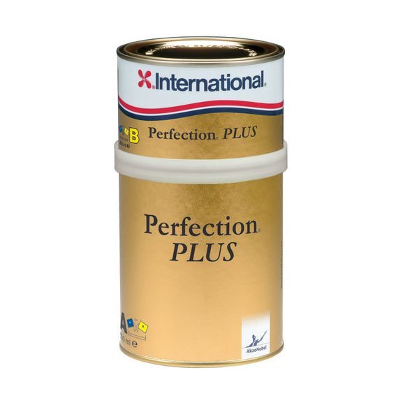 International Perfection Plus Klarlack, 750 ml, gegen Abrieb und Chemikalien, für Holz, ultimativer 2-Komponenten Polyurethan Klarlack, UV-Schutz