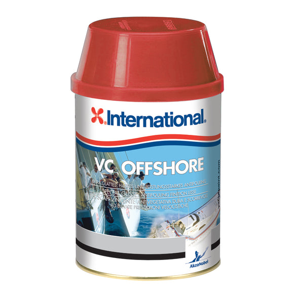 International VC Offshore EU, Red, Blue, Black, 750 ml - 2 L, Antifouling, hart, geeignet für Salz- und Süsswasser, sehr glattes Polishing möglich, Schutz für das Unterwasserschiff