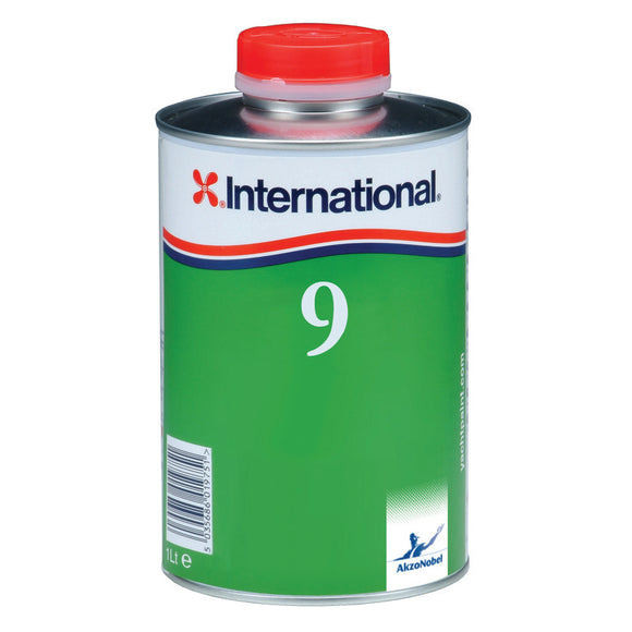 International, Verdünnung Nr.9, 1L, für Zweikomponenten-Polyurethan-Produkte und Reinigung von Geräten, Yachtfarben