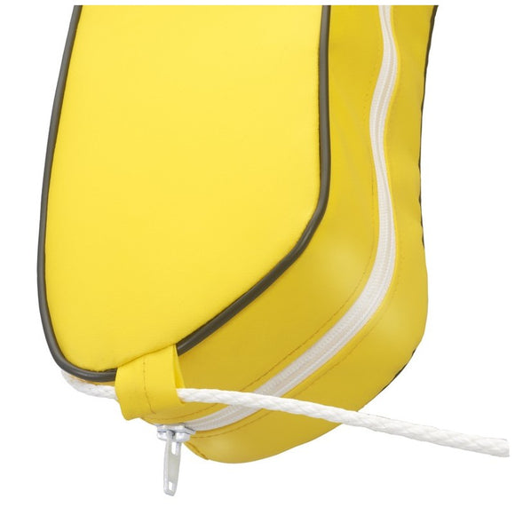 Abnehmbarer Ersatzbezug für Rettungsring in Hufeisenform, Farbe: gelb. Masse: Masse: 53 x 62 x 11 cm. Seenot, Notausrüstung. Rettung der Mannschaft.
