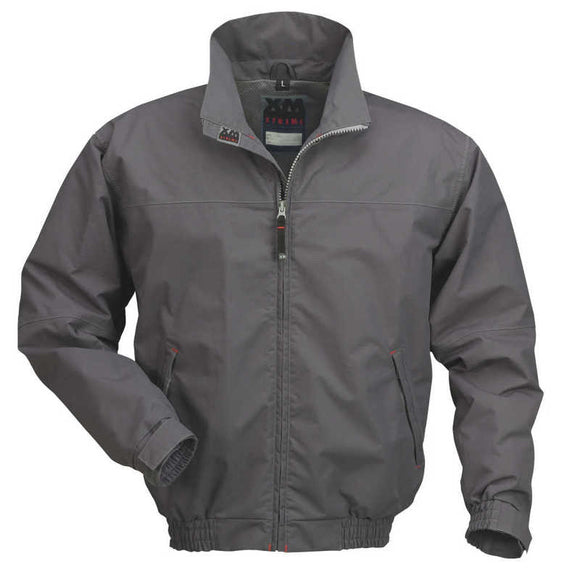  Jacke light, atmungsaktive Jacke, leichte Windjacke, Jacke für Boote, Yacht-Jacke für milde Bedingungen. Farbe: grau. Grösse: XS.