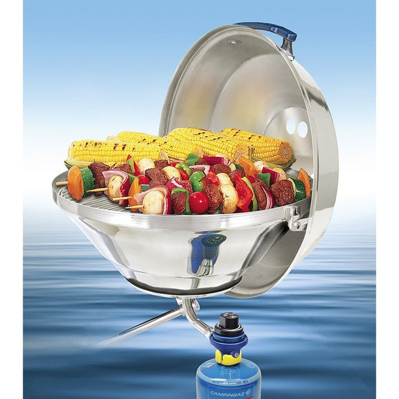 Marine KETTLE® Original - der patentierte Gasgrill für das Boot, Kochen an Bord, Grillen an Bord, Barbecue an Bord