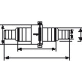 Rückschlagventil für Bilgepumpe (925/38): 25/38 mm. Hersteller: Plastimo. Bilge, Pumpe, Rückschlag-Ventil. Wasserzulauf ins Boot. 