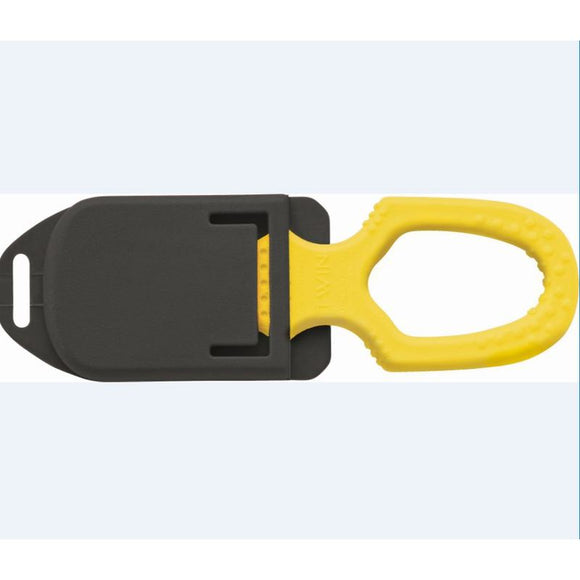 Sicherheitsmesser mit Doppelschneide aus Edelstahl, Hersteller: MAC Col Tellerie, Notmesser, Messer für Rettungsweste, Messer für Lifesling, Messer für Sicherheitsgurt.