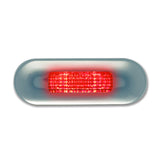 Längliche LED-Stufenleuchte aus Edelstahl
