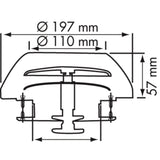 Plastimo INOX-Ersatzhaube Fuer 13358