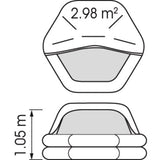 Rettungsinsel Transocean ISO 9650-1