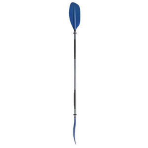  Paddel, Doppelpaddel, Kayakpaddel, Länge: 2.15 m, Durchmesser 28 mm, Farbe: blau