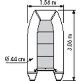Beiboot, Schlauchboot TRAIL P310HA, Farbe: grau. Hersteller: Plastimo. Schlauchboot, Beiboot, Dingy, Annex, Tender.